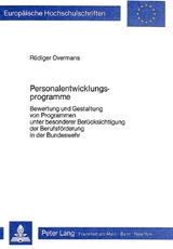 Personalentwicklungsprogramme - R&uuml;diger Overmans