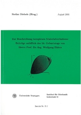 Zur Beschreibung komplexen Materialverhaltens: Beitr&auml;ge anl&auml;&szlig;lich des 50. Geburtstags von Herrn Prof. Dr.-Ing. Wolfgang Ehlers
