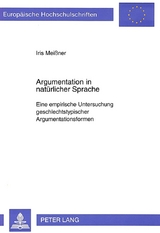 Argumentation in nat&uuml;rlicher Sprache - Iris Meissner