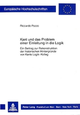 Kant und das Problem einer Einleitung in die Logik - Riccardo Pozzo