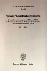 Speyerer Sozialrechtsgespr&auml;che