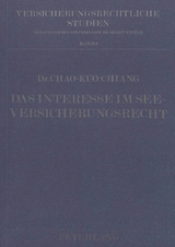 Das Interesse im Seeversicherungsrecht