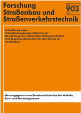Entwicklung eines Schnellauslaugungsverfahrens zur Beurteilung von industriellen Nebenprodukten und Recycling-Baustoffen f&uuml;r den Einsatz im Stra&szlig;enbau - D Goetz, W Gl&auml;seker