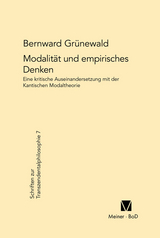 Modalität und empirisches Denken - Bernward Grünewald