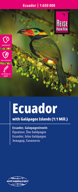 Reise Know-How Landkarte Ecuador, Gal&aacute;pagos (1:650.000 / 1.000.000)