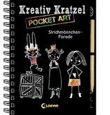 Kreativ-Kratzel Pocket Art: Strichm&auml;nnchen-Parade