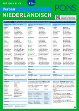 PONS Verben auf einen Blick Niederl&auml;ndisch - Digna Myrte Hobbelink