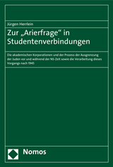 Zur "Arierfrage" in Studentenverbindungen - J&uuml;rgen Herrlein