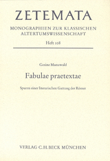 Zetemata / Fabulae Praetextae - Gesine Manuwald