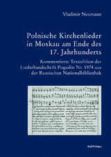 Polnische Kirchenlieder in Moskau am Ende des 17. Jahrhunderts - Vladimir Neumann