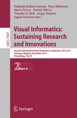 Visual Informatics: Sustaining Research and Innovations - 