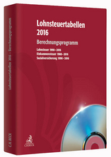 Lohnsteuertabellen 2016 CD-ROM - 