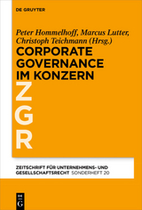 Corporate Governance im grenz&uuml;berschreitenden Konzern - 
