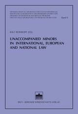 Unaccompanied Minors in International, European and National Law - 