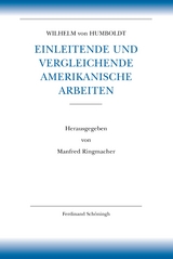 Einleitende und vergleichende amerikanische Arbeiten - Wilhelm von Humboldt