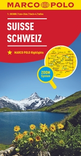 MARCO POLO Länderkarte Schweiz 1:303.000