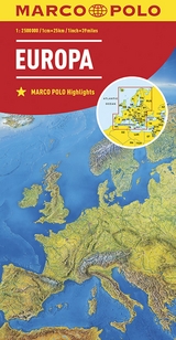 MARCO POLO L&auml;nderkarte Europa 1:2,5 Mio.