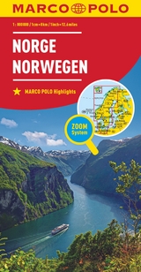 MARCO POLO L&auml;nderkarte Norwegen 1:800.000