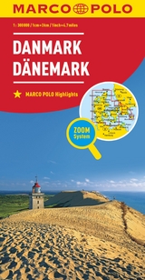MARCO POLO L&auml;nderkarte D&auml;nemark 1:300.000