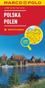 MARCO POLO L&auml;nderkarte Polen 1:800.000