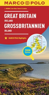 MARCO POLO L&auml;nderkarte Gro&szlig;britannien, Irland 1:800.000