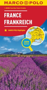 MARCO POLO L&auml;nderkarte Frankreich 1:800.000