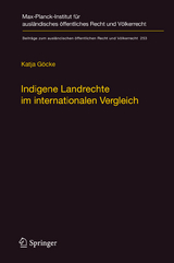 Indigene Landrechte im internationalen Vergleich - Katja G&ouml;cke