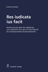 Res iudicata ius facit - Droese Lorenz