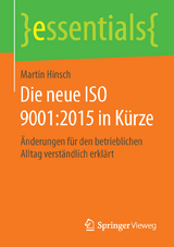 Die neue ISO 9001:2015 in K&uuml;rze - Martin Hinsch