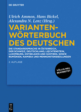 Variantenw&ouml;rterbuch des Deutschen - 