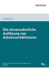 Die einvernehmliche Aufl&ouml;sung von Arbeitsverh&auml;ltnissen - Verena Ru&szlig;