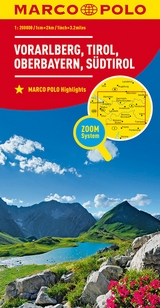 MARCO POLO Regionalkarte &Ouml;sterreich Blatt 03 Vorarlberg, Tirol