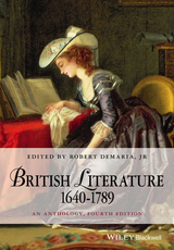 British Literature 1640-1789 - DeMaria, Robert