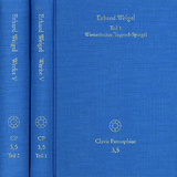 Erhard Weigel: Werke V,1-2: Wienerischer Tugend-Spiegel - Erhard Weigel
