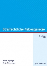 Strafrechtliche Nebengesetze -  Keplinger, Sonja Stamminger