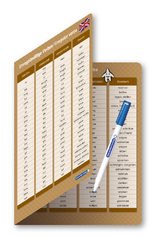 Unregelm&auml;&szlig;ige Verben / irregular Verbs - Zeitformen - 1 Doppelfeld mit Stift - Katrin Langhans