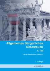 Allgemeines B&uuml;rgerliches Gesetzbuch, 1. Teil - 