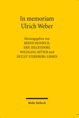 In memoriam Ulrich Weber - 