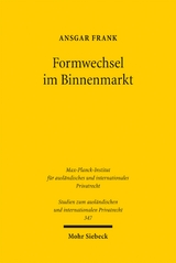 Formwechsel im Binnenmarkt - Ansgar Frank