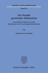Der Wandel genetischer Information. - Christina M. Berchtold