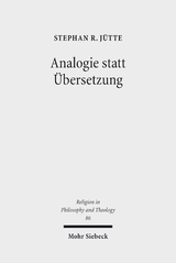Analogie statt Übersetzung - Stephan R. Jütte