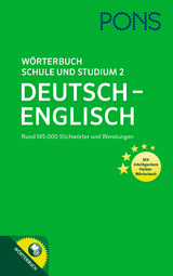 PONS Wörterbuch für Schule und Studium Englisch, Band 2 - 