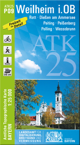 ATK25-P09 Weilheim i.OB (Amtliche Topographische Karte 1:25000)