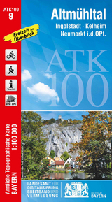 ATK100-9 Altm&uuml;hltal (Amtliche Topographische Karte 1:100000)