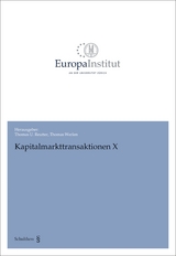Kapitalmarkttransaktionen X - Thomas Werlen