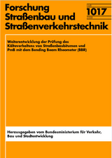 Weiterentwicklung der Pr&uuml;fung des K&auml;lteverhaltens von Stra&szlig;enbaubitumen und PmB mit dem Bending Beam Rheometer (BBR) - Thomas W&ouml;rner, Manuela St&uuml;tz, Bernd Wallner