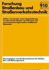 Einfluss von Kurzzeit- sowie Langzeitalterung im Labor auf die Struktur von Polymeren und praxisrelevanten Eigenschaften modifizierter Bindemittel - M Ammadi, K W Damm, F M Beer