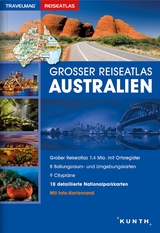 Gro&szlig;er Reiseatlas Australien 1:4 Mio.