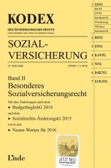 KODEX Sozialversicherung 2016, Band II - Marhold, Franz; Melzer-Azodanloo, Nora; Doralt, Werner