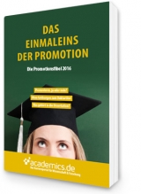 Das Einmaleins der Promotion - Becker, Julia
